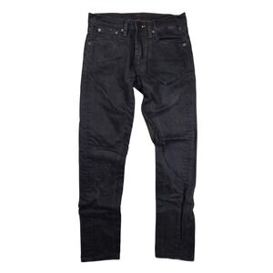 Levi's 512 Stretch Slim Taper Fit Black Knight Denim Jeans Men's Size 28x32